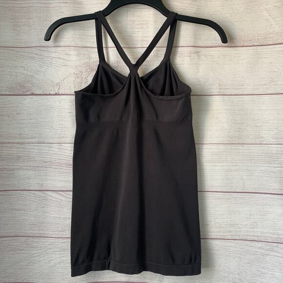 Black Stretchy Fitted Tank Top Shapewear - Picture 5 of 14